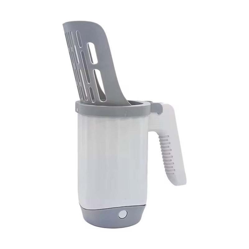CLINE™ | Pelle 2-en-1 pour litière avec réservoir