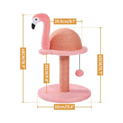 FAMO™ | Arbre à chat forme flamand rose