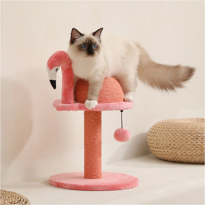 FAMO™ | Arbre à chat forme flamand rose