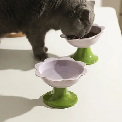 LOOM™ | Gamelle surélevée en céramique pour chat